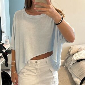 Free people light blue top